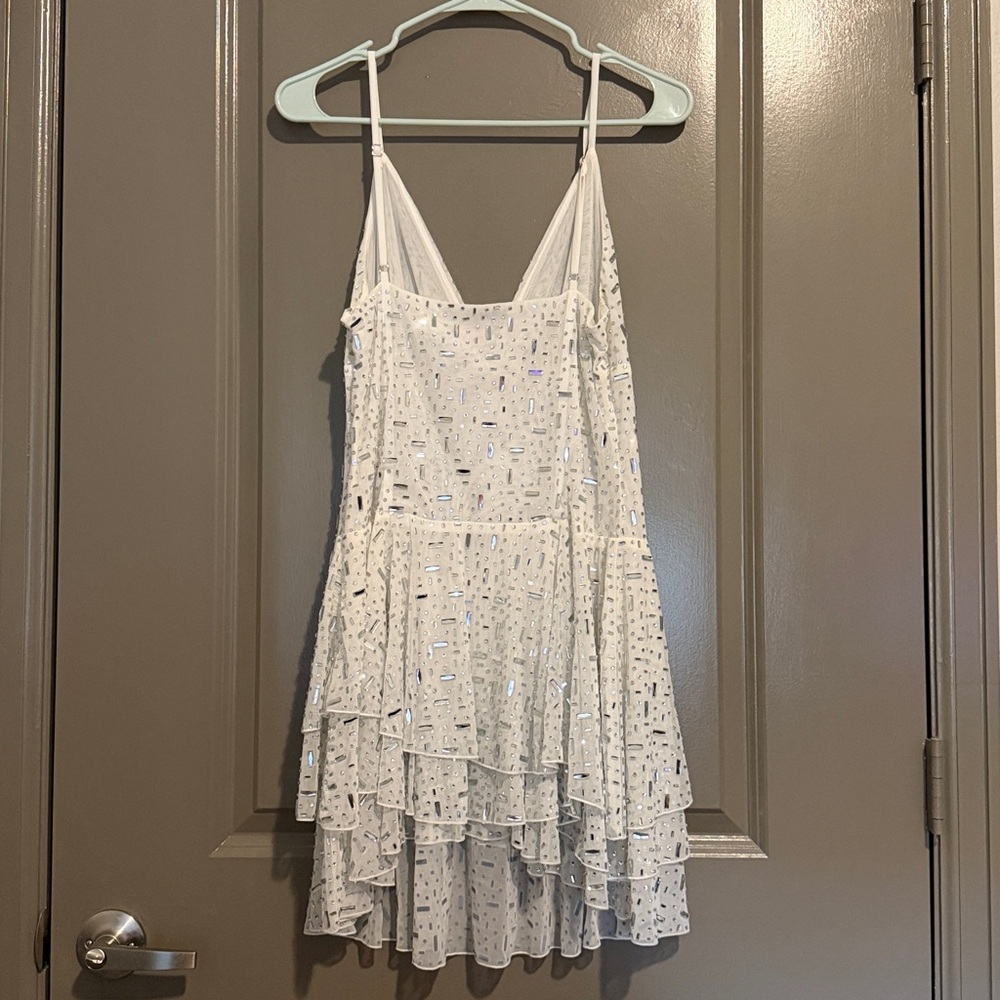 Oh Polly White Sequin Mini Dress - Picture 5 of 5